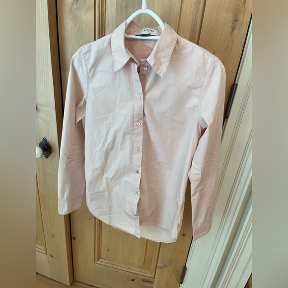 Babaton Pink Button Down Shirt - Picture 2 of 13